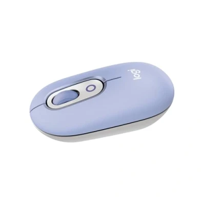 Image of Logitech POP Mouse, Compact and Portable Wireless Bluetooth Mouse With Programmable Buttons Quiet Clicks, Easy Switch Between up to 3 Devices, Laptop, Tablet, PC Lilac