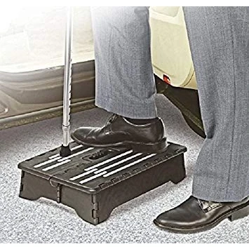 Image of Slip Resistant Portable Folding Half Step 10cm Disability Aid Doorway Car Travel
