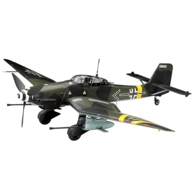 Image of Hasegawa Junkers Ju87G Stuka Kanonenvogel German Anti Tank Attacker w/Figures 1 32 by