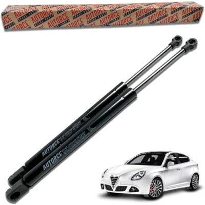 Image of AUTORCE 2 Pcs Rear Tailgate Boot Gas Struts Intended For ALFA ROMEO Giulietta Hatchback/Van (940) 2010 Onwards Lift Support Shock Absorber System 410 (N) 500 MM 50509830, 9807899380