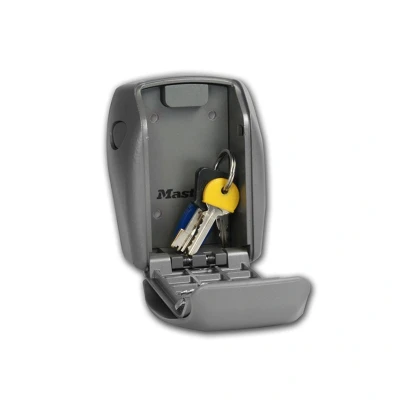 Image of MASTER LOCK Certified Key Safe Wall Mounted, Medium 105 x 132 43 mm, Outdoor, Mounting Kit, for Home Office Industries Vehicles