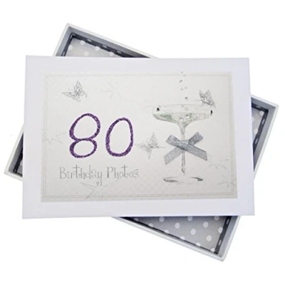 Image of White Cotton Cards PHOTO ALBUM, Card, Plastic, 12.5x17.5x2.5 cm