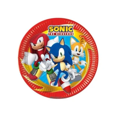 Image of Procos Sonic The Hedgehog 8 Plates 23 cm