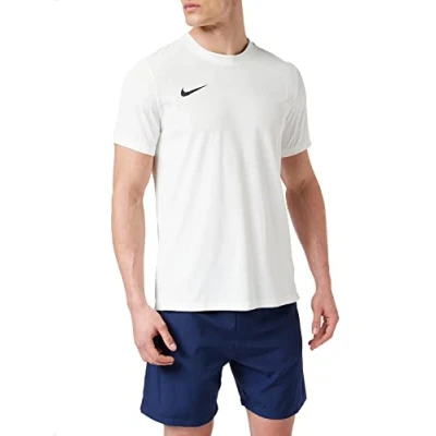 Image of Nike Men&#039;s VaporKnit III Short Sleeve Jersey, White/White/White/Black, L