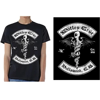 Image of Motley Crue Men&#039;s MOTTEE35MB T Shirt, Black, XL
