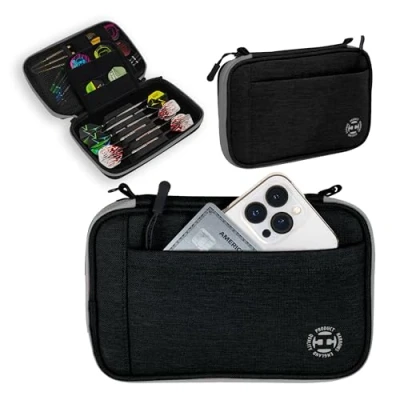 Image of Harrows Smart Dart Case 6 Black Grey