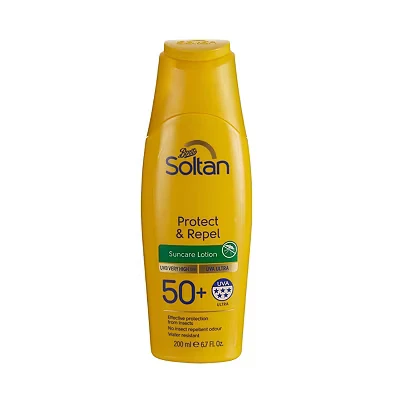 Image of Soltan Protect &amp; Repel Suncare Lotion SPF50+ 200ml