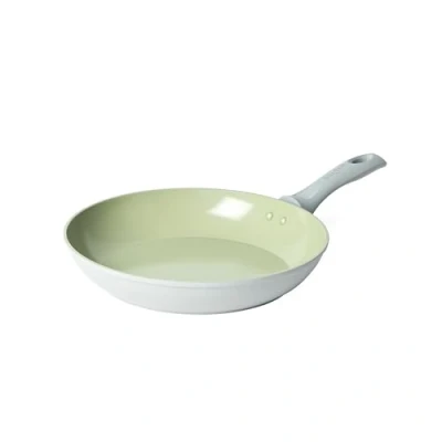Image of Salter Earth 28cm Frying Pan Healthy Ceramic Non Stick Coating, PFAS Free Induction Cookware, Small Aluminium Egg Pancake Cooking Skillet, Easy Clean, PFOA/PTFE Free, Stay Cool Handle, Green
