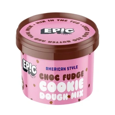 Image of EPIC SNAX CO Vegan Chocolate Fudge Cookie Dough Mix, 125 g (Pack of 1)