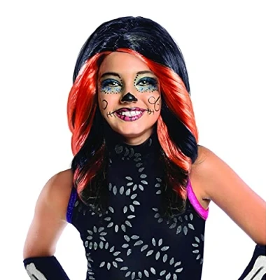 Image of Rubie&#039;s Official Monster High Mattel Skelita Calaveras Wig, Children Costume One Size