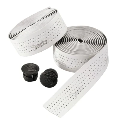 Image of Deda Elementi Mistral Perforated Handlebar Tape, One Size, White