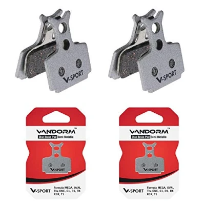 Image of Vandorm 2 PAIRS Formula Mega, Oval, One, SPORT SEMI METALIC Disc Brake Pads