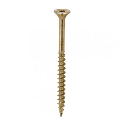 Image of Timco C2 Clamp Fix Multi Purpose Premium Screws TX Double Countersunk Yellow (Size 6.0 x 80 200 Pieces)