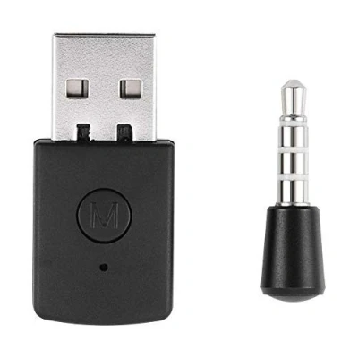 Image of Zerone USB Bluetooth Adapter, Wireless 4.0 Receiver&amp;Transmitter Dongle Adapter for Playstation PS4