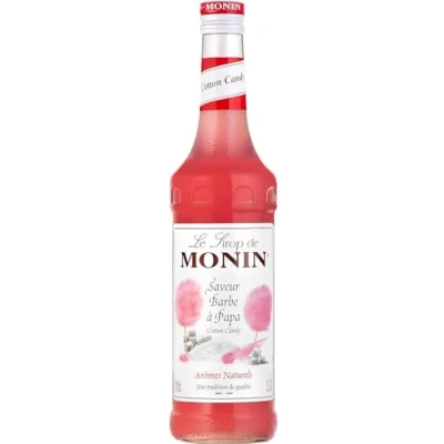 Image of MONIN Premium Cotton Candy syrup 700ml for Cocktails and Mocktails. Vegan Friendly, Allergen Free, 100% Natural Flavours Colourings
