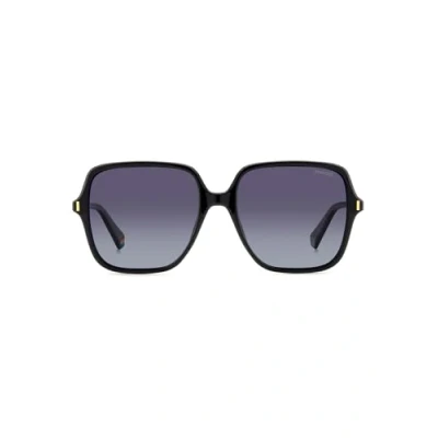 Image of Polaroid Sunglasses, Women&#039;s, Size: 56, Black