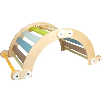 Image of Small Foot Climbing Seesaw Adventure Wooden Movement Game for Children, Multifunctional, from 2 Years, 12239 Balance Boards Toys, Multicolored