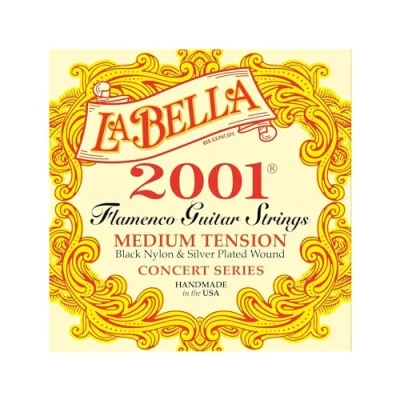 Image of La Bella 2001 Series Flamenco Guitar Strings Medium Tension