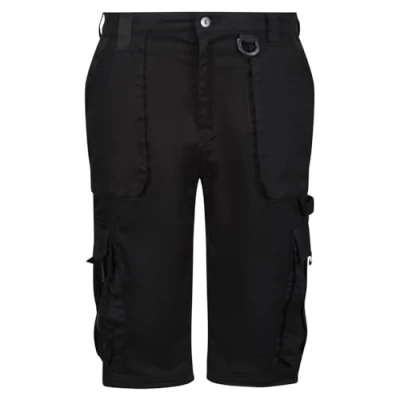 Image of Regatta Professional Mens Pro Utility Cargo Shorts Black