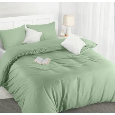 Image of Utopia Bedding Duvet Cover Double Soft Microfibre Polyester with Pillow cases Quilt Set (Sage)