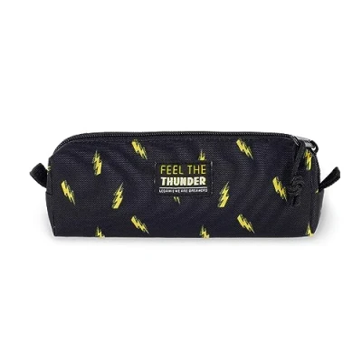 Image of Legami Case, Zip Closure, Made from Recycled Plastic, Durable, Practical, 22x6cm, Flash Theme, Flash, Taglia Unica, File