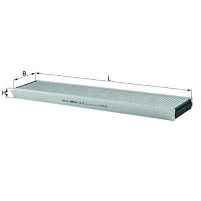 Image of MAHLE LAK 25 Interior Cabin Air Filter Carbon Activated Pollen with odor protection Car