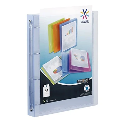 Image of Viquel 097301 05 4 Ring Binder Customisable Dos 35 mm, Green
