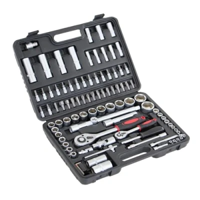 Image of Oypla 94pc 1/4&quot;&amp; 1/2&quot; Socket Ratchet Screwdriver Bit Set with Case