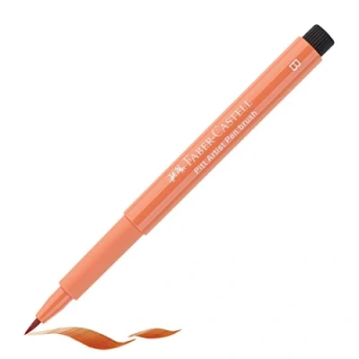 Image of Faber Castell Art &amp; Graphic Pitt Artist Pen Brush India Ink Pen, Cinnamon, Single For Art, Craft, Drawing, Sketching, Home, School, University, Colouring