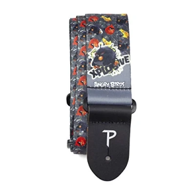Image of Perri&#039;s Leathers Angry Birds Guitar Strap (Official Licensing) 2 Polyester Webbing, Adjustable Length 39&quot; 58&quot; Long, LPCP 8187