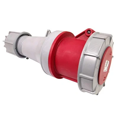 Image of PCE 63 AMP 3P+N+E 415V IP67 Rated Trailing Socket 5 Pin 63A Waterproof Three 3 Phase Female