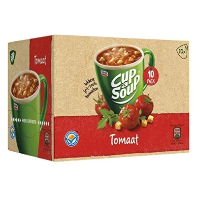 Image of Unox Cup A Soup Tomato Instant XXL 10 Pack Box