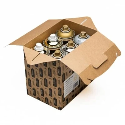 Image of Montana Gold Silver &amp; Box Set (6) Spray Paint Bundle 6 x 400ml Cans