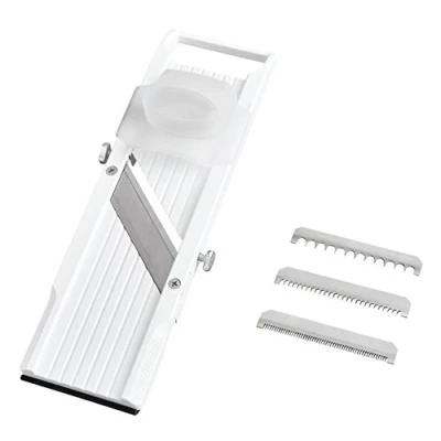 Image of Benriner BN64B Mandolin Vegetable Slicer, ABS Plastic, White, 64W