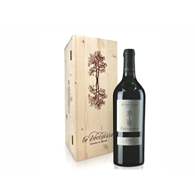 Image of Lo Zoccolaio Langhe Rosso DOC Baccanera Piedmont Red Dry Wine with Wood Case 1x750 ml