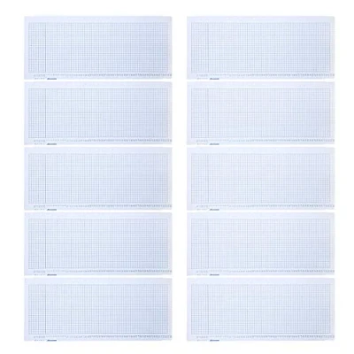 Image of 10Pcs Knitting Machine Punch Card, 24 Stitch Blank Card for KH821 KH831 KH851 KH860 KHJ880 KH868 KH871 KH881 KH892 KH893 KH894 KH260