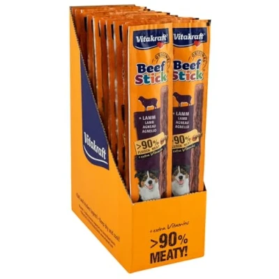 Image of Vitakraft Dog Beefstick with Lamb 12 g (Pack of 50)