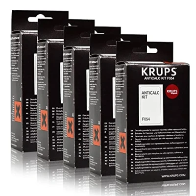 Image of Krups Anti Limescale and Descaler Kit Pack of 5 F054