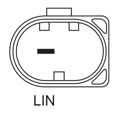 Image of 0009068802, A0009068802 Generator BOSCH 0 986 084 590 14V 180A B+(M8),PLUG(LIN1,2) PL166 1 PIN excl. vacuum pump 50mm