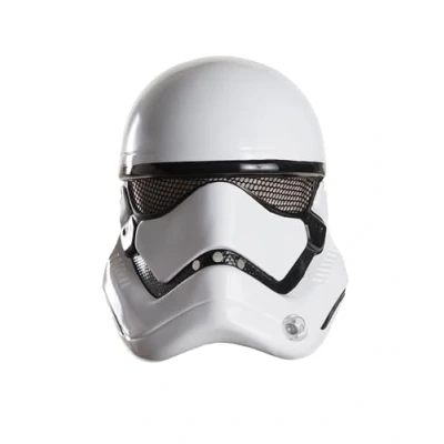 Image of Rubie&#039;s Official Star Wars Stormtrooper 1/2 Mask, Adult Fancy Dress Accessory Halloween