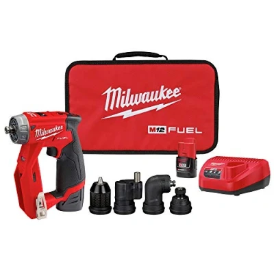 Image of Milwaukee 2505 22 M12 Fuel Installation Drill/Driver Kit Red