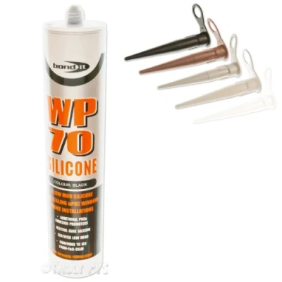 Image of Pack of 4 Bond It White WP70 Oxime Silicone General Purpose Mastic Low Modulus