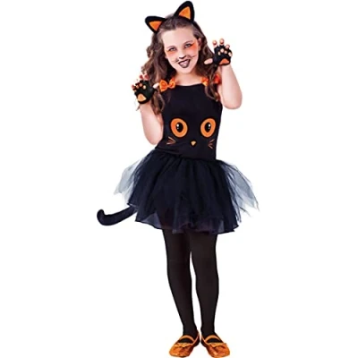 Image of Rubie&#039;s Children&#039;s Cat Costume Black, M (5 7 Years)