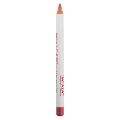 Image of IMPALA Lip Liner Color 103 Terracotta Pink Long Lasting Waterproof Creamy Plumping Effect Matte Lipstick, Professional Makeup