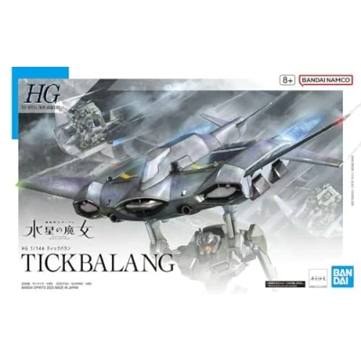 Image of HG Mobile Suit Gundam: Witch of Mercury Tick Balun 1/144 Scale Color Coded Plastic Model