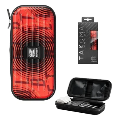 Image of TARGET Darts Stephen Bunting Takoma Dart Wallet Storage Case, Carrying Holds 3 Fully Assembled &amp; Accessories, Protective EVA Holder