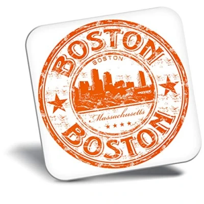 Image of Destination Vinyl ltd Fridge Magnet Boston Massachusetts USA America 5827