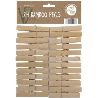 Image of Country Club Bamboo Pegs Pack of 24