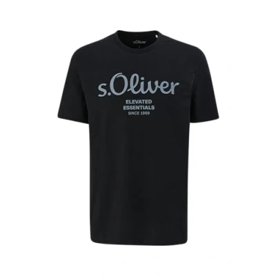 Image of s.Oliver Men&#039;s 2139909 T Shirt, Black 99d1, L