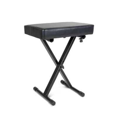 Image of BSX 900531 Keyboard Bench with 3 Different Height Settings Black